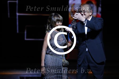 Utrecht 6 januari 2016
Uitreiking musical awards in het beatrixtheater.
Joop v d Ende met Tina Turner