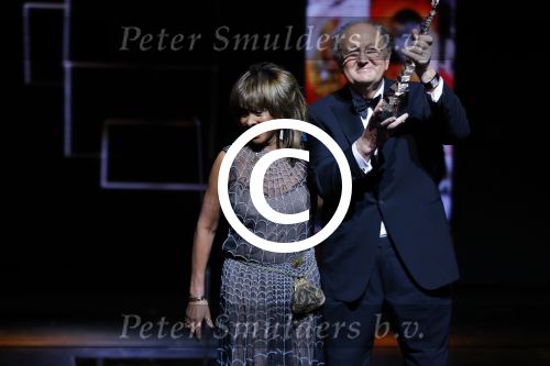 Utrecht 6 januari 2016
Uitreiking musical awards in het beatrixtheater.
Joop v d Ende met Tina Turner