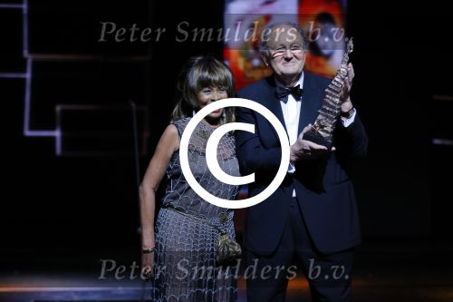 Utrecht 6 januari 2016
Uitreiking musical awards in het beatrixtheater.
Joop v d Ende met Tina Turner