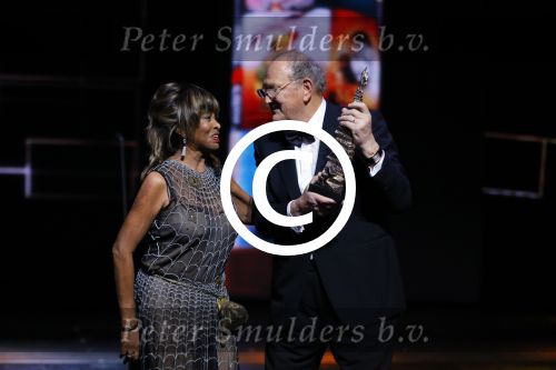 Utrecht 6 januari 2016
Uitreiking musical awards in het beatrixtheater.
Joop v d Ende met Tina Turner