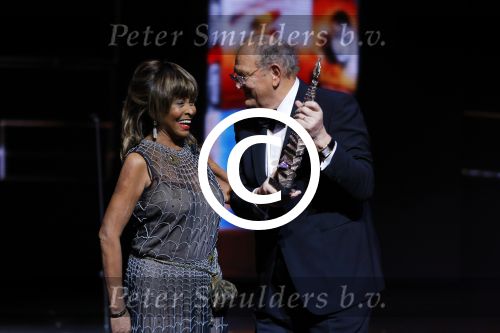Utrecht 6 januari 2016
Uitreiking musical awards in het beatrixtheater.
Joop v d Ende met Tina Turner