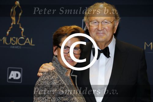 Utrecht 6 januari 2016
Uitreiking musical awards in het beatrixtheater.
Joop en Janine v d Ende