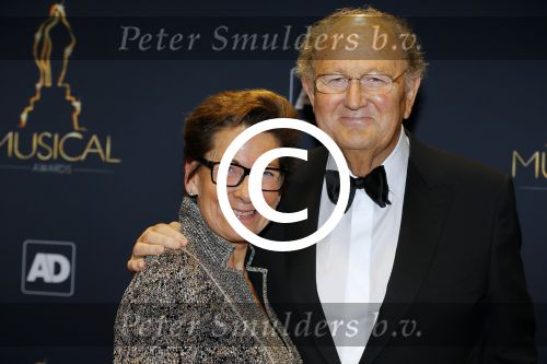 Utrecht 6 januari 2016
Uitreiking musical awards in het beatrixtheater.
Joop en Janine v d Ende