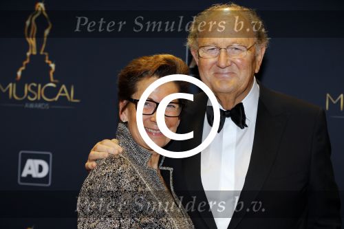Utrecht 6 januari 2016
Uitreiking musical awards in het beatrixtheater.
Joop en Janine v d Ende