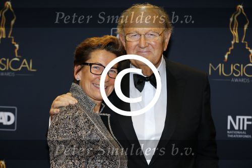 Utrecht 6 januari 2016
Uitreiking musical awards in het beatrixtheater.
Joop en Janine v d Ende