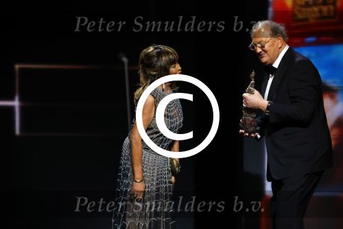Utrecht 6 januari 2016
Uitreiking musical awards in het beatrixtheater.
Joop v d Ende met Tina Turner