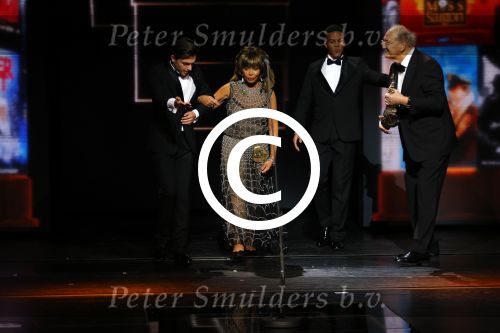 Utrecht 6 januari 2016
Uitreiking musical awards in het beatrixtheater.
Joop v d Ende met Tina Turner