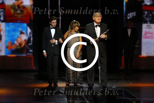 Utrecht 6 januari 2016
Uitreiking musical awards in het beatrixtheater.
Joop v d Ende met Tina Turner