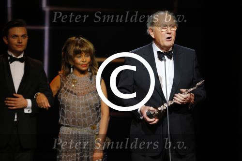 Utrecht 6 januari 2016
Uitreiking musical awards in het beatrixtheater.
Joop v d Ende met Tina Turner