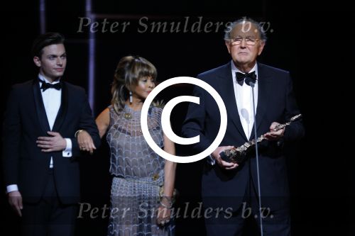 Utrecht 6 januari 2016
Uitreiking musical awards in het beatrixtheater.
Joop v d Ende met Tina Turner