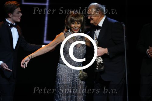 Utrecht 6 januari 2016
Uitreiking musical awards in het beatrixtheater.
Joop v d Ende met Tina Turner