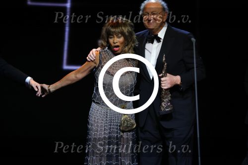 Utrecht 6 januari 2016
Uitreiking musical awards in het beatrixtheater.
Joop v d Ende met Tina Turner
