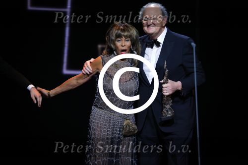 Utrecht 6 januari 2016
Uitreiking musical awards in het beatrixtheater.
Joop v d Ende met Tina Turner