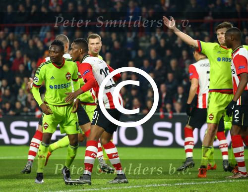 Eindhoven, 8 December 2015
laatste poulewedstrijd PSV-CSKA Moskou, eidnsatnd 2-1
PSV door naar de 1/8 finale
Joshua Brenet