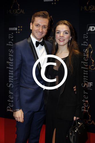 Utrecht 6 januari 2016
Uitreiking musical awards in het beatrixtheater.
David van den Tempel met Julia Berendsen