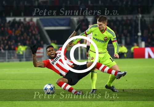 Eindhoven, 8 December 2015
laatste poulewedstrijd PSV-CSKA Moskou, eidnsatnd 2-1
PSV door naar de 1/8 finale
Jurgen Locadia