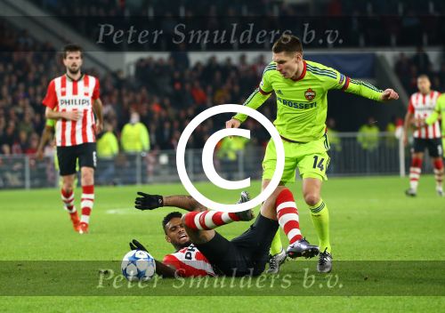 Eindhoven, 8 December 2015
laatste poulewedstrijd PSV-CSKA Moskou, eidnsatnd 2-1
PSV door naar de 1/8 finale
Jurgen Locadia