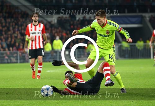 Eindhoven, 8 December 2015
laatste poulewedstrijd PSV-CSKA Moskou, eidnsatnd 2-1
PSV door naar de 1/8 finale
Jurgen Locadia