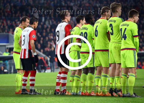 Eindhoven, 8 December 2015
laatste poulewedstrijd PSV-CSKA Moskou, eidnsatnd 2-1
PSV door naar de 1/8 finale
Jurgen Locadia