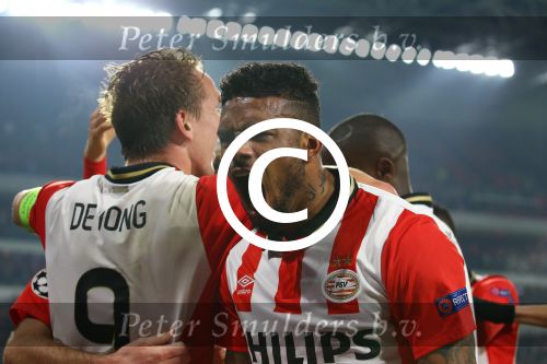 Eindhoven, 8 December 2015
laatste poulewedstrijd PSV-CSKA Moskou, eidnsatnd 2-1
PSV door naar de 1/8 finale
Jurgen Locadia