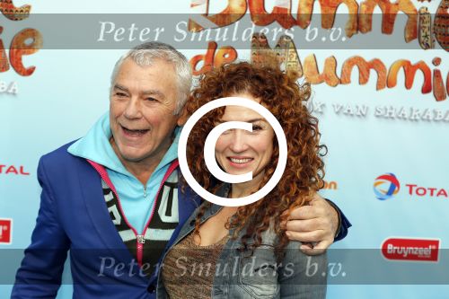 Amsterdam 6 december 2015
Premiere Dummie de Mummie in theater Amsterdam.
Katja Schuurman en Hans Dagelet
