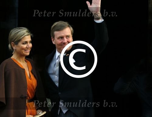 Amsterdam 13 januari 2016 
Prinses Beatrix en Koning Willem Alexander Koningin Maxima bij nieuwjaarsreceptie op het paleis op de dam.