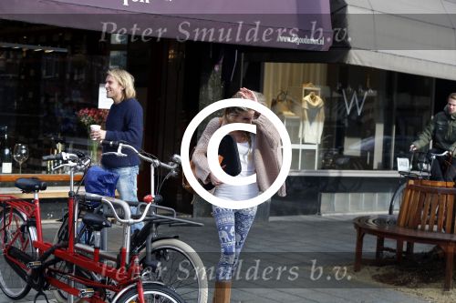 Amsterdam 13 januari 2016
Lauren Verster met haar nieuwe vriend cameraman Jasper Diepeveen.