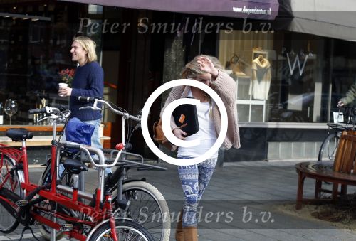 Amsterdam 13 januari 2016
Lauren Verster met haar nieuwe vriend cameraman Jasper Diepeveen.