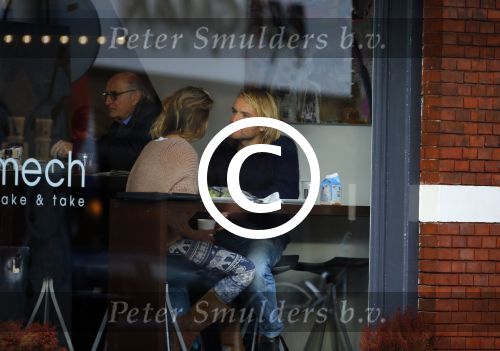 Amsterdam 13 januari 2016
Lauren Verster met haar nieuwe vriend cameraman Jasper Diepeveen.