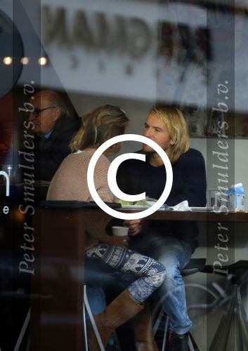 Amsterdam 13 januari 2016
Lauren Verster met haar nieuwe vriend cameraman Jasper Diepeveen.