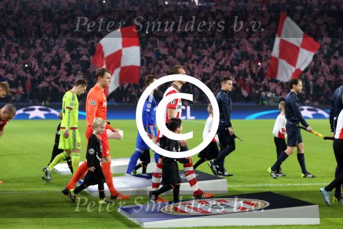 Eindhoven, 8 December 2015
laatste poulewedstrijd PSV-CSKA Moskou, eidnsatnd 2-1
PSV door naar de 1/8 finale