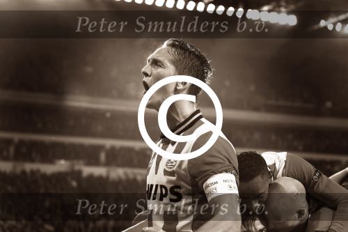 Eindhoven, 8 December 2015
laatste poulewedstrijd PSV-CSKA Moskou, eidnsatnd 2-1
PSV door naar de 1/8 finale
Luuk de Jong