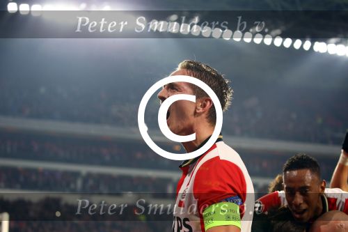 Eindhoven, 8 December 2015
laatste poulewedstrijd PSV-CSKA Moskou, eidnsatnd 2-1
PSV door naar de 1/8 finale
Luuk de Jong