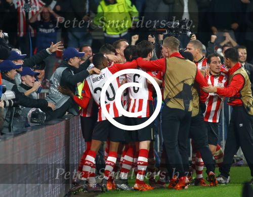 Eindhoven, 8 December 2015
laatste poulewedstrijd PSV-CSKA Moskou, eidnsatnd 2-1
PSV door naar de 1/8 finale
Luuk de Jong heeft PSV op gelijke hoogte gebracht