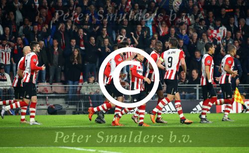 Eindhoven, 8 December 2015
laatste poulewedstrijd PSV-CSKA Moskou, eidnsatnd 2-1
PSV door naar de 1/8 finale