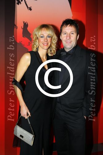 Amsterdam 15 december 2015
Sportgala/ sportverkiezing sportman en sportvrouw van het jaar in de Rai. Marianne Timmer met man