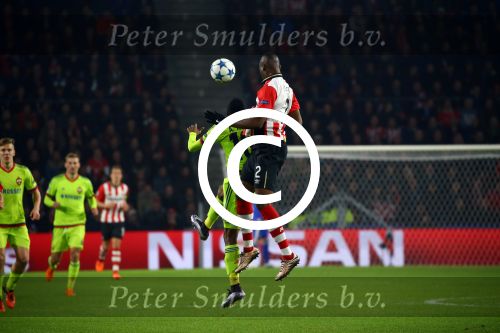 Eindhoven, 8 December 2015
laatste poulewedstrijd PSV-CSKA Moskou, eidnsatnd 2-1
PSV door naar de 1/8 finale
Nicolas Isimat-Mirin