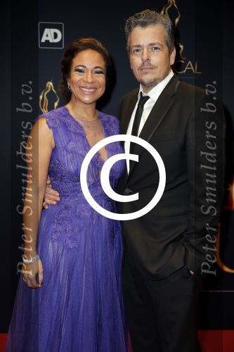 Utrecht 6 januari 2016
Uitreiking musical awards in het beatrixtheater. Nurlaila met man Muriel Wolda