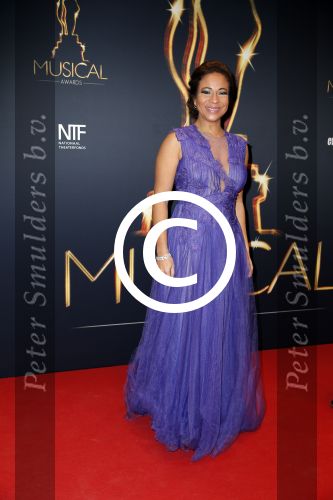 Utrecht 6 januari 2016
Uitreiking musical awards in het beatrixtheater. Nurlaila met man Muriel Wolda