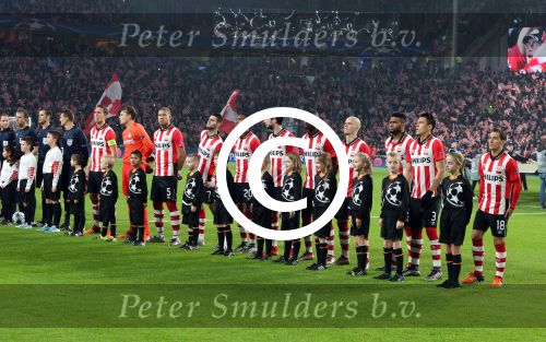 Eindhoven, 8 December 2015
laatste poulewedstrijd PSV-CSKA Moskou, eidnsatnd 2-1
PSV door naar de 1/8 finale