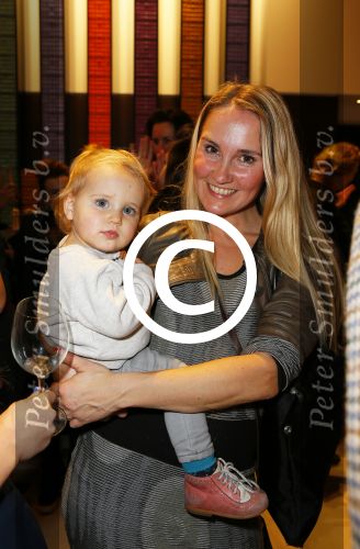 Amsterdam 3 december 2015
Opening nespresso boutique.
Peggy Vrijens met baby