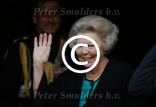 Amsterdam 13 januari 2016 
Prinses Beatrix en Koning Willem Alexander Koningin Maxima bij nieuwjaarsreceptie op het paleis op de dam.