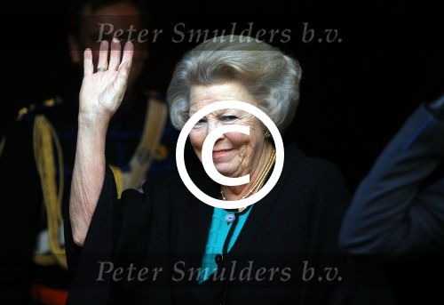 Amsterdam 13 januari 2016 
Prinses Beatrix en Koning Willem Alexander Koningin Maxima bij nieuwjaarsreceptie op het paleis op de dam.