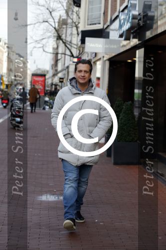 Amsterdam 13 januari 2016 
Zanger Quincy op de pc hooftstraat