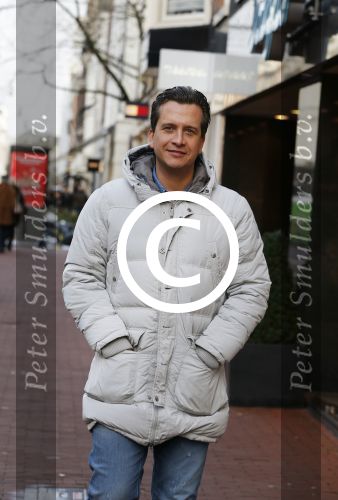 Amsterdam 13 januari 2016 
Zanger Quincy op de pc hooftstraat