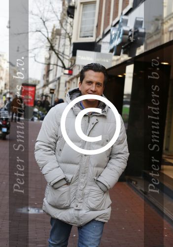 Amsterdam 13 januari 2016 
Zanger Quincy op de pc hooftstraat