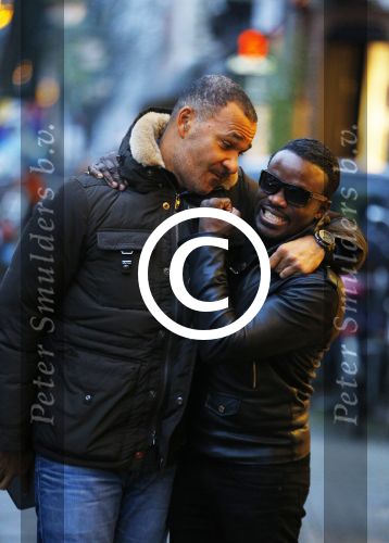 Amsterdam 4 januari 2016
Regilio Tuur ontmoet Ruud Gullit en Dirk Zeelenberg op de cornelis schuytstraat.