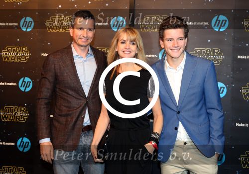 Amsterdam, 15 December 2015
Premiere Star Wars
Richard Krajicek en Daphne Deckers met hun zoon