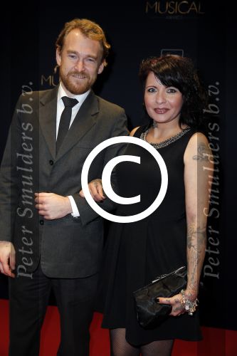 Utrecht 6 januari 2016
Uitreiking musical awards in het beatrixtheater. Sanne Kraaijkamp met vriend