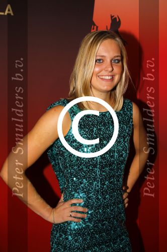 Amsterdam 15 december 2015
Sportgala/ sportverkiezing sportman en sportvrouw van het jaar in de Rai. Sharon van Rouwendaal met zus